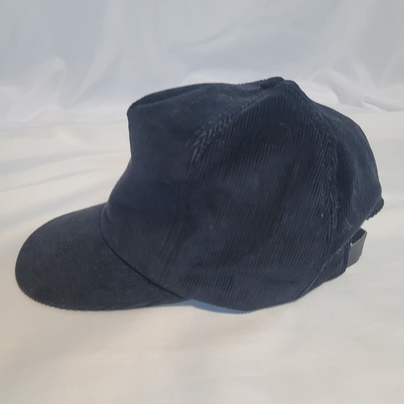 VTG NRA ILA National Rifle Assoc Eagle Black Corduroy Cap Hat One Size - Picture 3 of 9